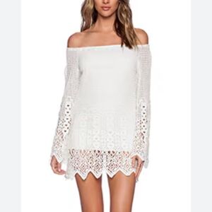 Jens Pirate Booty Celebration White Mini Dress Size XS